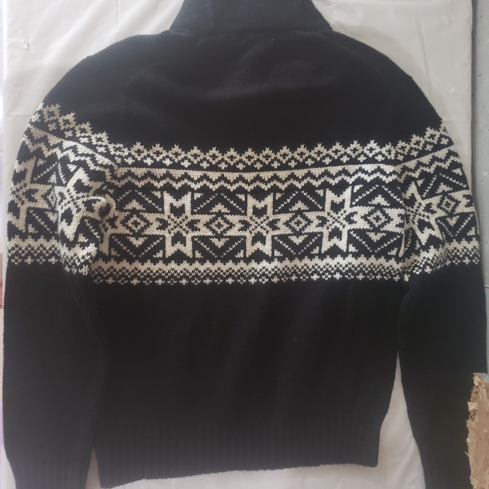 NEW! Polo by Ralph Lauren shawl sweater Size XL - Picture 2 of 4
